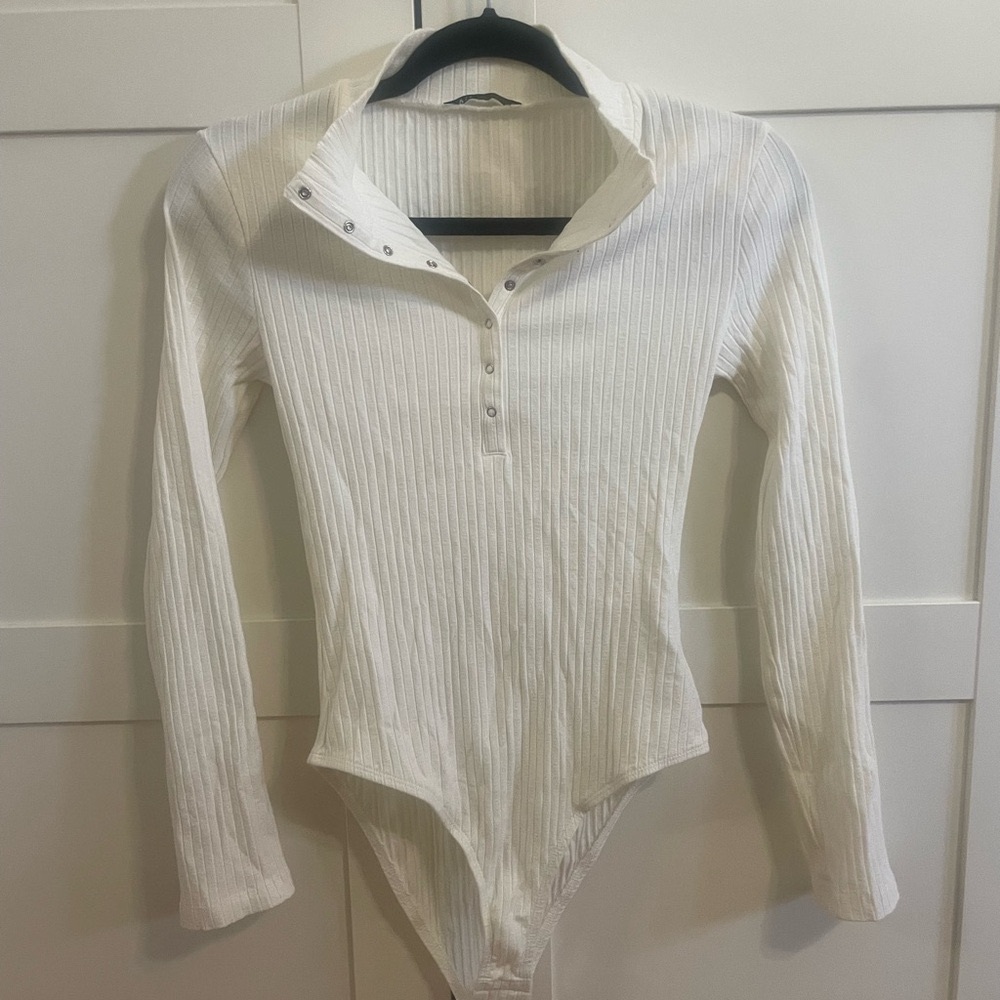 Zara white bodysuit